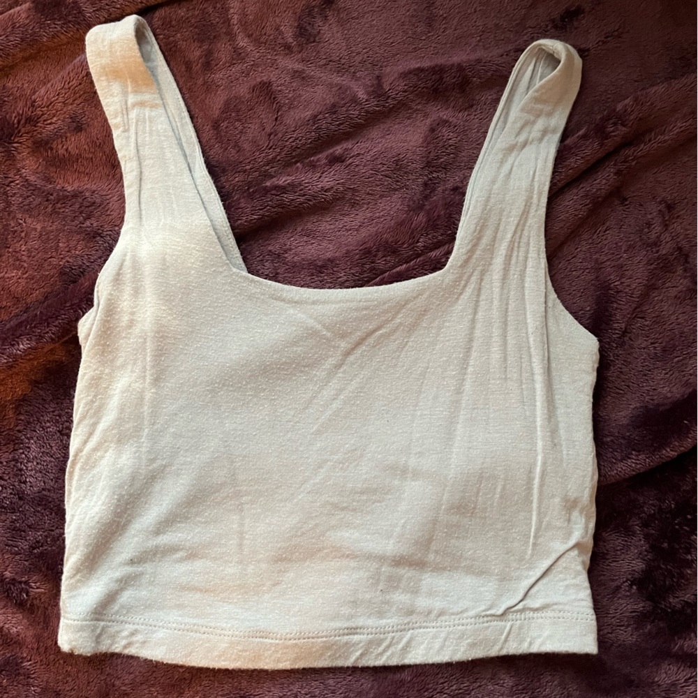 Dry Goods Grey Tank Crop XS